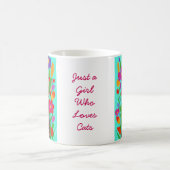 Mug Juste une fille qui aime les chats | Art populaire (Centre)