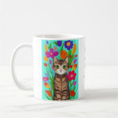 Mug Juste une fille qui aime les chats | Art populaire (Gauche)