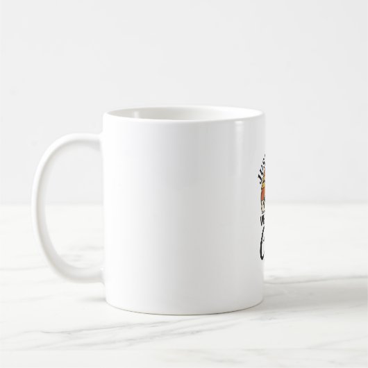 Mug Juste une fille qui aime les chats Design de chat (Gauche)