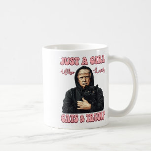 Mug Juste Une Fille Qui Aime Les Chats Et Trump Drôle