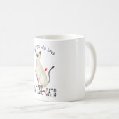 Mug Juste une fille qui aime les chats siamois (Devant droit)