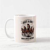 Mug Juste une fille qui aime les chevaux (Gauche)