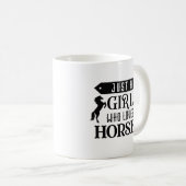 Mug Juste Une Fille Qui Aime Les Chevaux (Devant droit)