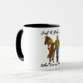 Mug Juste Une Fille Qui Aime Les Chevaux (Devant gauche)