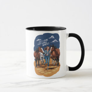 Mug Juste Une Fille Qui Aime Les Chevaux