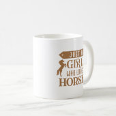 Mug Juste Une Fille Qui Aime Les Chevaux (Devant droit)