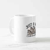 Mug Juste une fille qui aime les chevaux (Devant gauche)