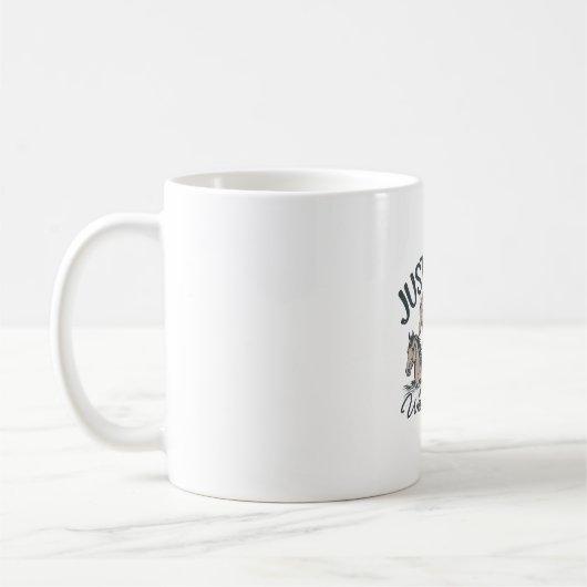 Mug Juste une fille qui aime les chevaux (Gauche)