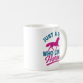 Mug Juste Une Fille Qui Aime Les Chevaux (Devant droit)