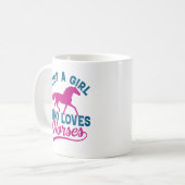 Mug Juste Une Fille Qui Aime Les Chevaux (Devant gauche)