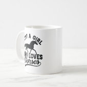 Mug Juste Une Fille Qui Aime Les Chevaux (Devant gauche)