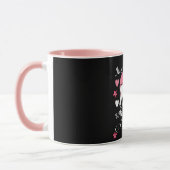 Mug Juste une fille qui aime les chevaux en rose Rose (Gauche)