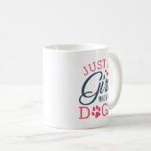 Mug Juste Une Fille Qui Aime Les Chiens (Devant droit)