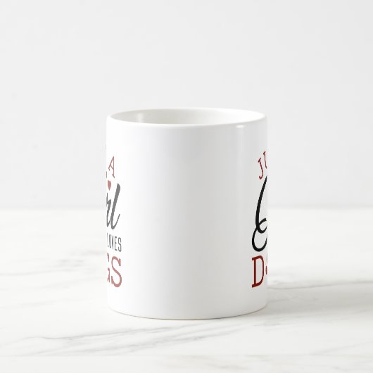 Mug Juste Une Fille Qui Aime Les Chiens (Centre)