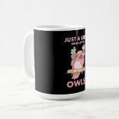 Mug Juste Une Fille Qui Aime Les Chouettes (Devant gauche)