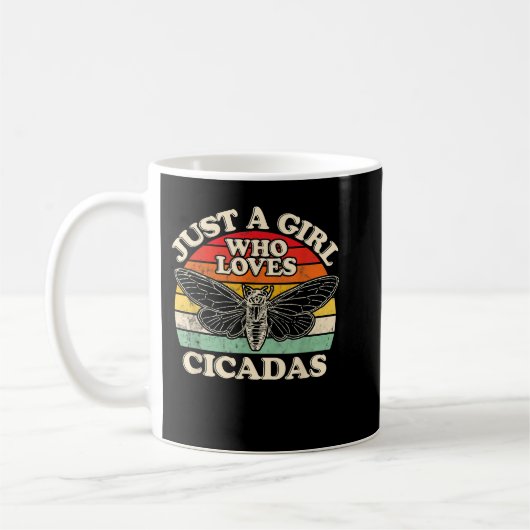 Mug Juste une fille qui aime les Cicadas (Gauche)