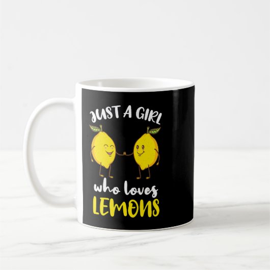 Mug Juste Une Fille Qui Aime Les Citrons Louvain Citro (Gauche)