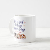 Mug Juste une fille qui aime les cochons d'Inde | Coch (Devant gauche)
