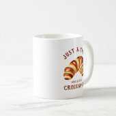 Mug Juste une fille qui aime les croissants (Devant droit)