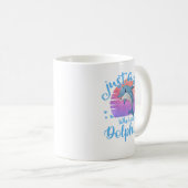 Mug Juste Une Fille Qui Aime Les Dauphins Costume Pour (Devant droit)