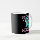 Mug Juste Une Fille Qui Aime Les Dragons Mignonne Anim (Devant droit)