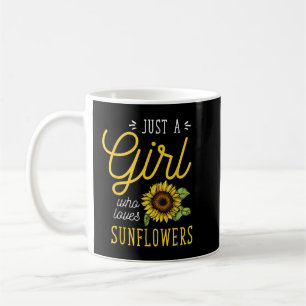 Mug Juste Une Fille Qui Aime Les Fleurs De Soleil Art 