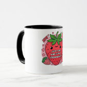 Mug "Juste une fille qui aime les fraises" (Devant gauche)
