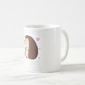 Mug Juste une fille qui aime les haies-hogs mignonnes (Devant droit)