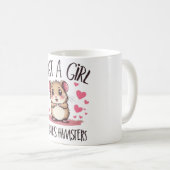 Mug Juste une fille qui aime les hamsters (Devant droit)