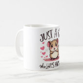 Mug Juste une fille qui aime les hamsters (Devant gauche)