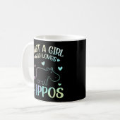 Mug Juste Une Fille Qui Aime Les Hippopotames (Devant gauche)