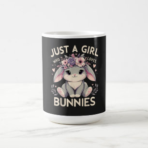 Mug Juste une fille qui aime les lapins