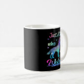 Mug Juste une fille qui aime les loups animal (Devant droit)