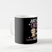 Mug Juste une fille qui aime les mignons animaux de Sl (Devant gauche)