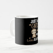 Mug Juste une fille qui aime les mignons animaux de Sl (Devant gauche)