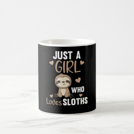 Mug Juste une fille qui aime les mignons animaux de Sl (Centre)