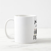 Mug Juste Une Fille Qui Aime Les Peckers Chemise Poule (Gauche)