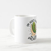 Mug Juste Une Fille Qui Aime Les Pickles - Végétan Drô (Devant gauche)