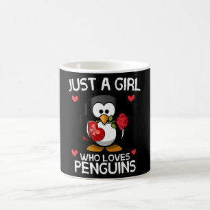 Mug Juste une fille qui aime les pingouins