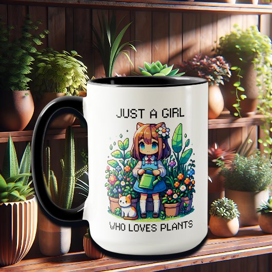 Mug Juste une fille qui aime les Plantes