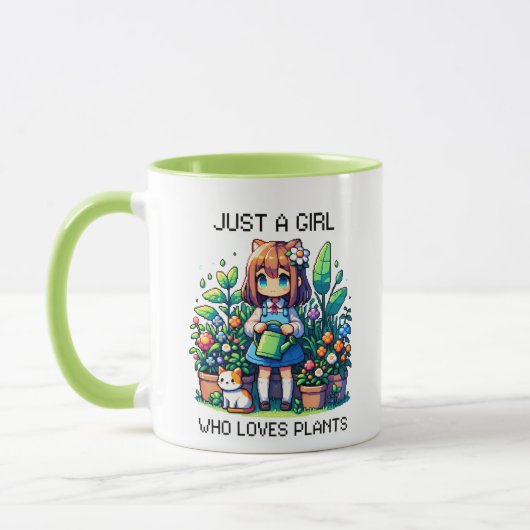 Mug Juste une fille qui aime les Plantes (Gauche)