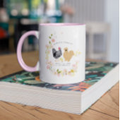Mug Juste une fille qui aime les poulets | Monogramme