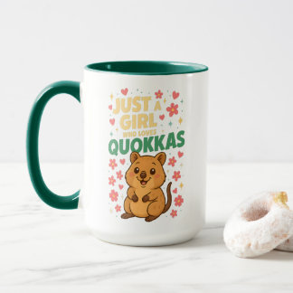 Mug Juste une fille qui aime les quokkas Quokka migno