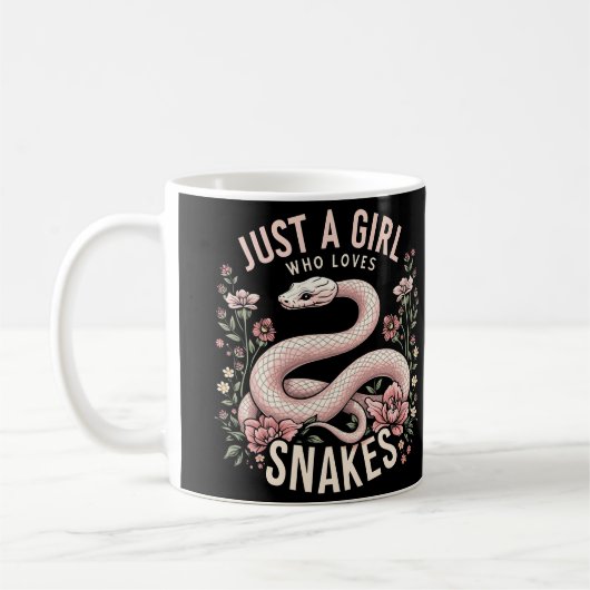 Mug Juste une fille qui aime les serpents (Gauche)