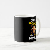 Mug Juste Une Fille Qui Aime Les Singes À Un Mignonne (Devant droit)