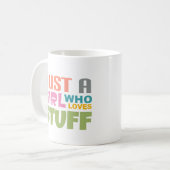 Mug Juste une fille qui aime les trucs (Devant gauche)