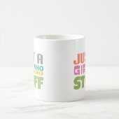 Mug Juste une fille qui aime les trucs (Centre)