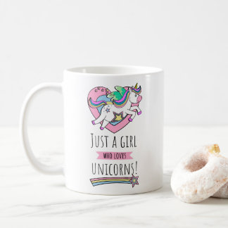 Mug Juste Une Fille Qui Aime Les Unicornes !