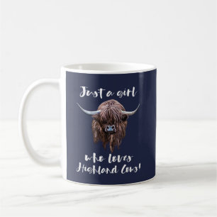 Mug Juste une fille qui aime les vaches des montagnes
