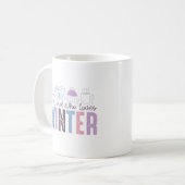 Mug Juste une fille qui aime l'hiver mignonne design s (Devant gauche)